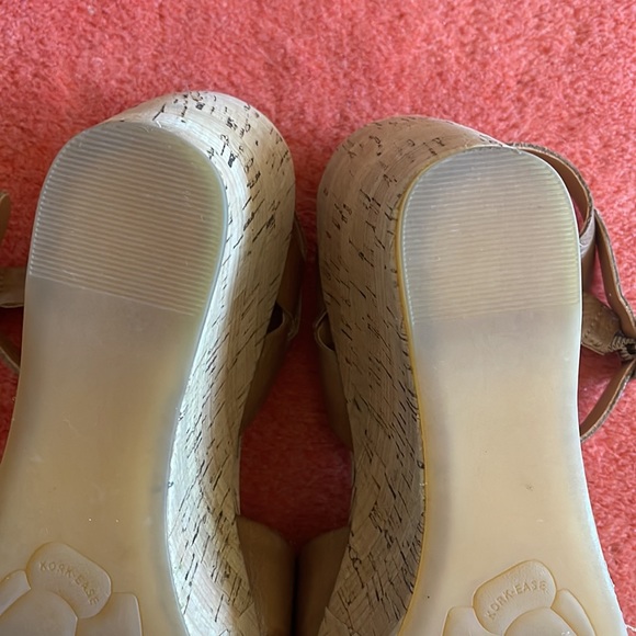 Kork Ease AVA CLASSIC in Natural Vachetta Leather. Womens size 8 US. - Picture 11 of 14